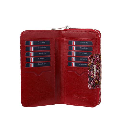 Czerwony portfel damski BajuBaj ze skóry naturalnej – funkcjonalność i styl w jednym PD2006Cs82 RFID na Arena.pl