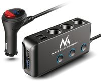 Rozdzielacz zapalniczki 3xgn 4xUSB 1xtPD 18W woltomierz