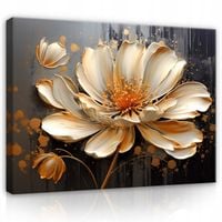 Obraz ABSTRAKCJA 3D LILIA KWIAT Na Płótnie Ścianę Do Sypialni Salonu 120x80