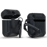 PANCERNE ETUI DO APPLE AIRPODS 1 / 2  CASE COVER OBUDOWA + KARABIŃCZYK