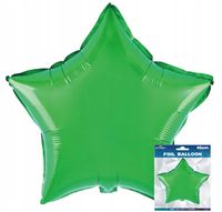 BALON FOLIOWY GWIAZDKA ZIELONY DEKORACJA URODZINOWA NA PRZYJĘCIE 3D