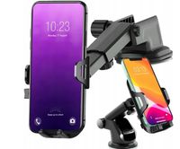 UCHWYT Do SAMOCHODU Na Telefon KOKPIT Szybę AUTA Telefonu CZARNY Regulowany