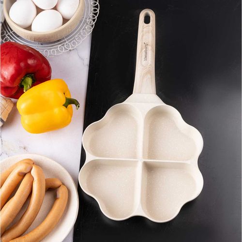 patelnia marmurkowa do jajek placków 4 sekcje serduszka klausberg kb-7819 na Arena.pl