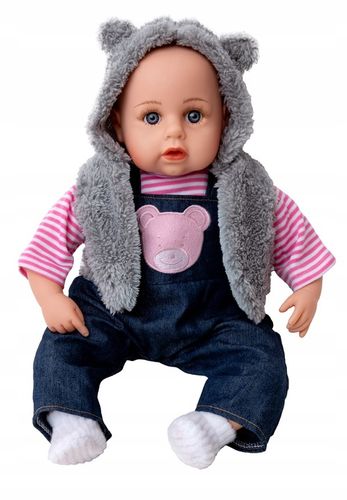 Lalka bobas interaktywna mówi śpiewa PL ZESTAW SMOCZEK + PAMPERSY + BUTELKI na Arena.pl