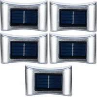 5x KINKIET ELEWACYJNY SOLARNY ZEWNĘTRZNY OGRODOWY