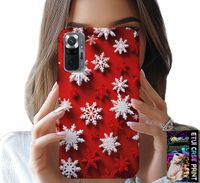 ETUI DO XIAOMI NOTE 10 PRO - PŁATKI ŚNIEGU, ŚNIEG, GWIAZDKI, ŚWIĘTA