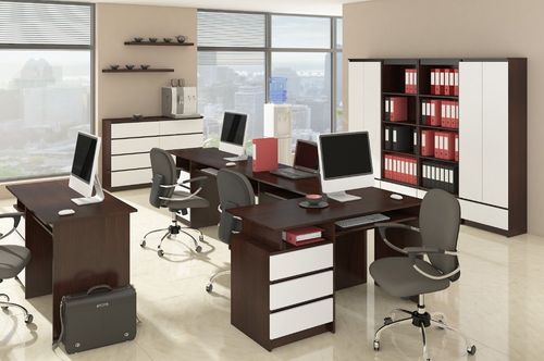 KOMODA K60 6 SZUFLAD WENGE / BIAŁA na Arena.pl