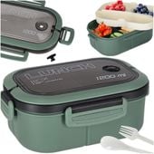 Lunchbox Śniadaniówka Pudełko Pojemnik na Jedzenie do Szkoły z Przegródkami