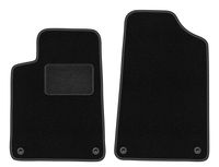 Dywaniki przednie welurowe do: Citroen C6 2005-2012 sedan czarne