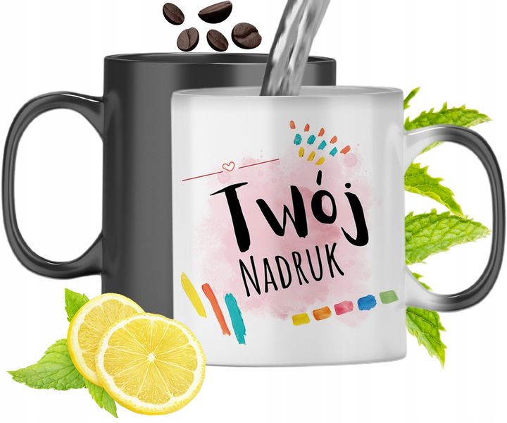 Kubek Magiczny Dla Przyjaciela Zmieniający Kolor Z Nadrukiem Ze Zdjęciem zdjęcie 4