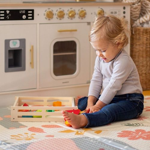 Drewniane Owoce i Warzywa Do Krojenia Zestaw XXL ze Skrzynką 17 elementów na Arena.pl