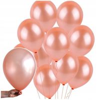 balony różowe złoto dekoracje weselne na imprezy zestaw 100szt ozdoby party