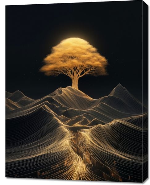 Obraz 70x90cm Drzewo Energii zdjęcie 1