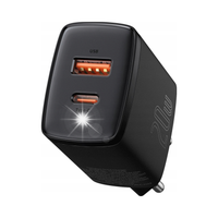 ŁADOWARKA Baseus Compact Quick Charger 30W 2xUSB-A 1xUSB-C PD 3.0 QC 3.0