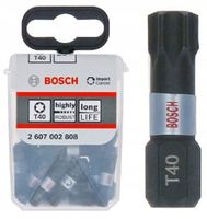 BIT, GROT, KOŃCÓWKA T40 25MM IMP 25PCS - B 2607002808