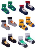 Skarpety chłopięce frotte kolorowe 6PAK 20-22 YOCLUB