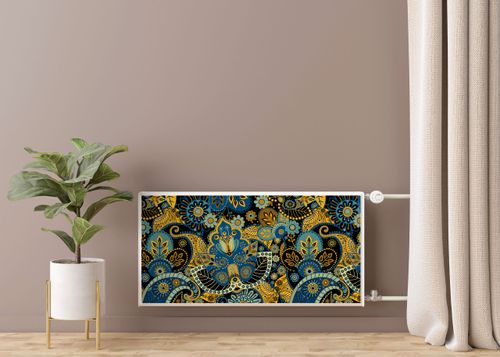 OSŁONA Magnetyczna Na Grzejnik ROŚLINY Folklor Ornamenty 120cm x 60cm na Arena.pl