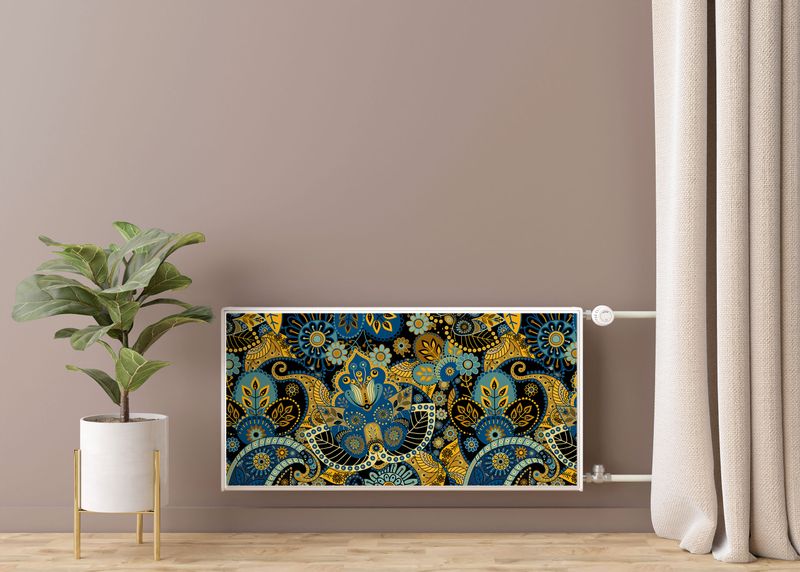 OSŁONA Magnetyczna Na Grzejnik ROŚLINY Folklor Ornamenty 120cm x 60cm zdjęcie 7