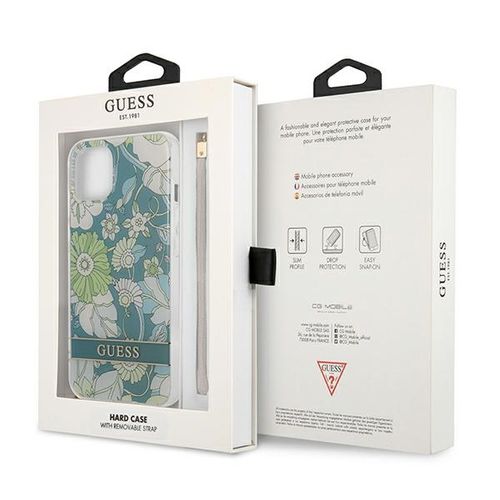 Etui Guess do iPhone 13 mini, Zielony na Arena.pl