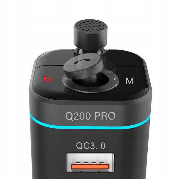 Feegar Transmiter Fm Bluetooth Qc 4.0 Usb Mp3 42W zdjęcie 12
