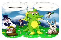 Skarbonka Ceramiczna - Tabaluga - Smok