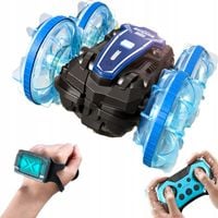 SAMOCHÓD ZDALNIE STEROWANY GESTAMI 4WD PŁYWAJĄCY TERENOWE AMFIBIA ŚWIATŁAMI