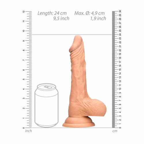 Dildo Z Jądrami 23 Cm Kremowe na Arena.pl