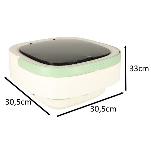 Pralka automatyczna turystyczna mini składana przenośna 12L zielona na Arena.pl
