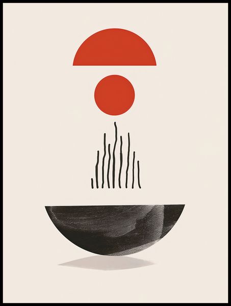 Plakat 75x100cm Półokrągła Forma zdjęcie 2