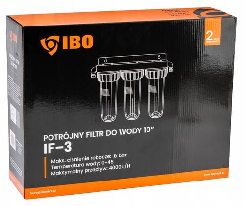 FILTR DO WODY WSTĘPNY KORPUS OBUDOWA FI 1'' GW 3-STOPNIOWY +WKŁADY na Arena.pl