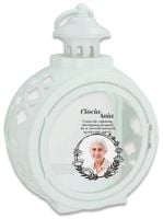 Latarenka ZNICZ okrągły personalizowany z nadrukiem Z DOWOLNYM ZDJĘCIEM