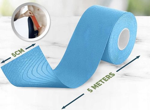 4x TAŚMA KINEZJOLOGICZNA ZESTAW TEJP TAPING TEJPY 5cm 5m na Arena.pl