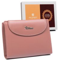 skórzany portfel damski na zatrzask - peterson