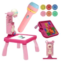 ZESTAW KREATYWNEGO RYSOWANIA Z LATARKĄ I GRĄ