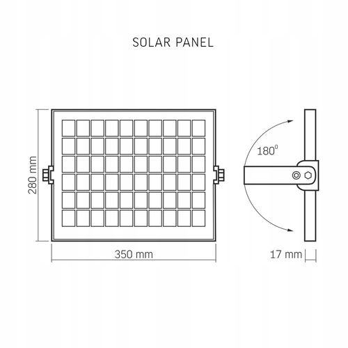 Naświetlacz LED 20W akumulator panel słoneczny na Arena.pl