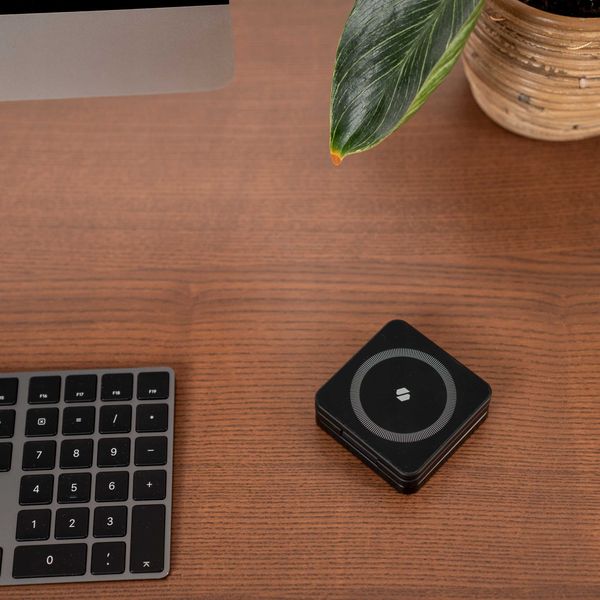 Spacecase 3In1 Wireless Charger Magcharge Wm4B Black zdjęcie 6