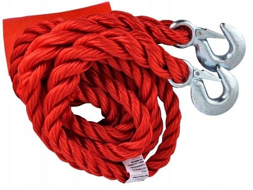 LINKA HOLOWNICZA DMC DO 4000 KG PLECIONA Z HAKAMI, 4 M, HEAVY DUTY na Arena.pl