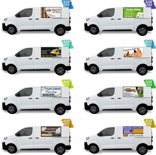 Reklama Naklejka na samochód 0,5 m2 SPRZEDAŻ BORÓWEK IDEALNA REKLAMA na Arena.pl