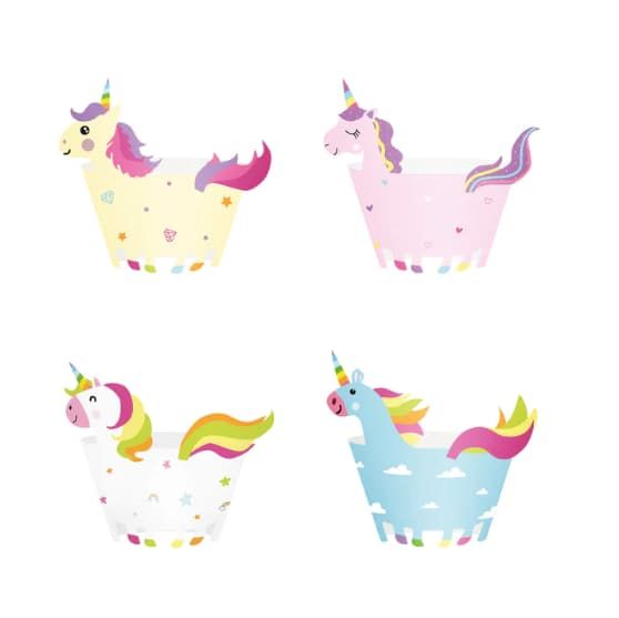 Papilotki do babeczek Jednorożce, 8 szt. zdjęcie 1