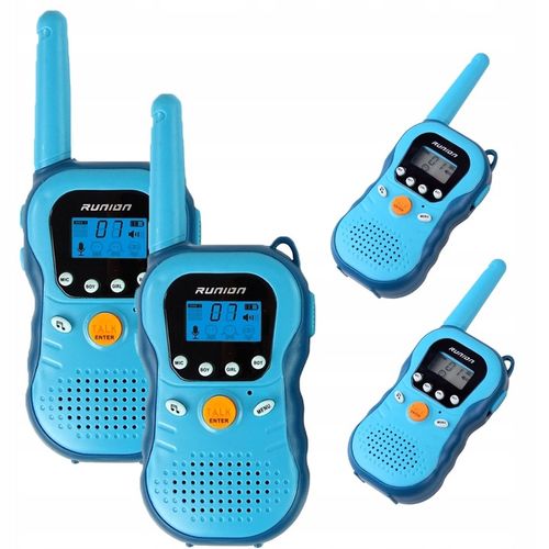WALKIE TALKIE KRÓTKOFALÓWKI dla dzieci DUŻY ZASIĘG 3km LCD ZESTAW Łoki Toki na Arena.pl