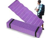 Karimata składana turystyczna mata do ćwiczeń wakacje 180cm fioletowa