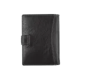 portfel męski klasyczny skórzany pionowy zapinany