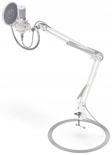 Mikrofon Endorfy Solum Streaming SM950 USB Statyw Biały na Arena.pl