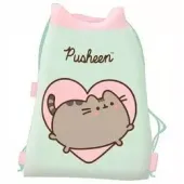 Uroczy worek na obuwie strój gimnastyczny dla dzieci do szkoły Pusheen mint