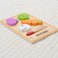 ZABAWA EDUKACYJNA UKŁADANKA  WARZYWA DO KROJENIA