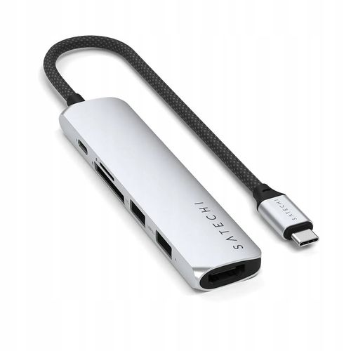 Hub USB Satechi 6-in-1 USB-C Slim Multiport Adapter USB-C na Arena.pl