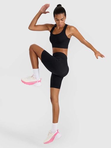 Legginsy Krótkie 4F Kolarki Damskie Leginsy Wysoki Stan Kryjące na Arena.pl