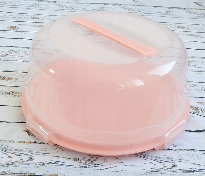 TACA PATERA POJEMNIK DO TORTU CIASTA PUDEŁKO NA WYPIEKI ŻYWNOŚĆ Z POKRYWĄ zdjęcie 2