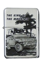 Zapalniczka Benzynowa THE KING OF THE MOUNTAIN z Metalową Obudową