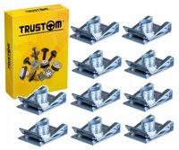 BLASZKA ŚRUBA M6 SPINKA MONTAŻOWA UNIWERSALNA OSŁONA PŁYTA NADKOLE ZDERZAK